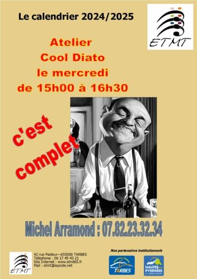 Calendrier atelier cool diato 2024/2025